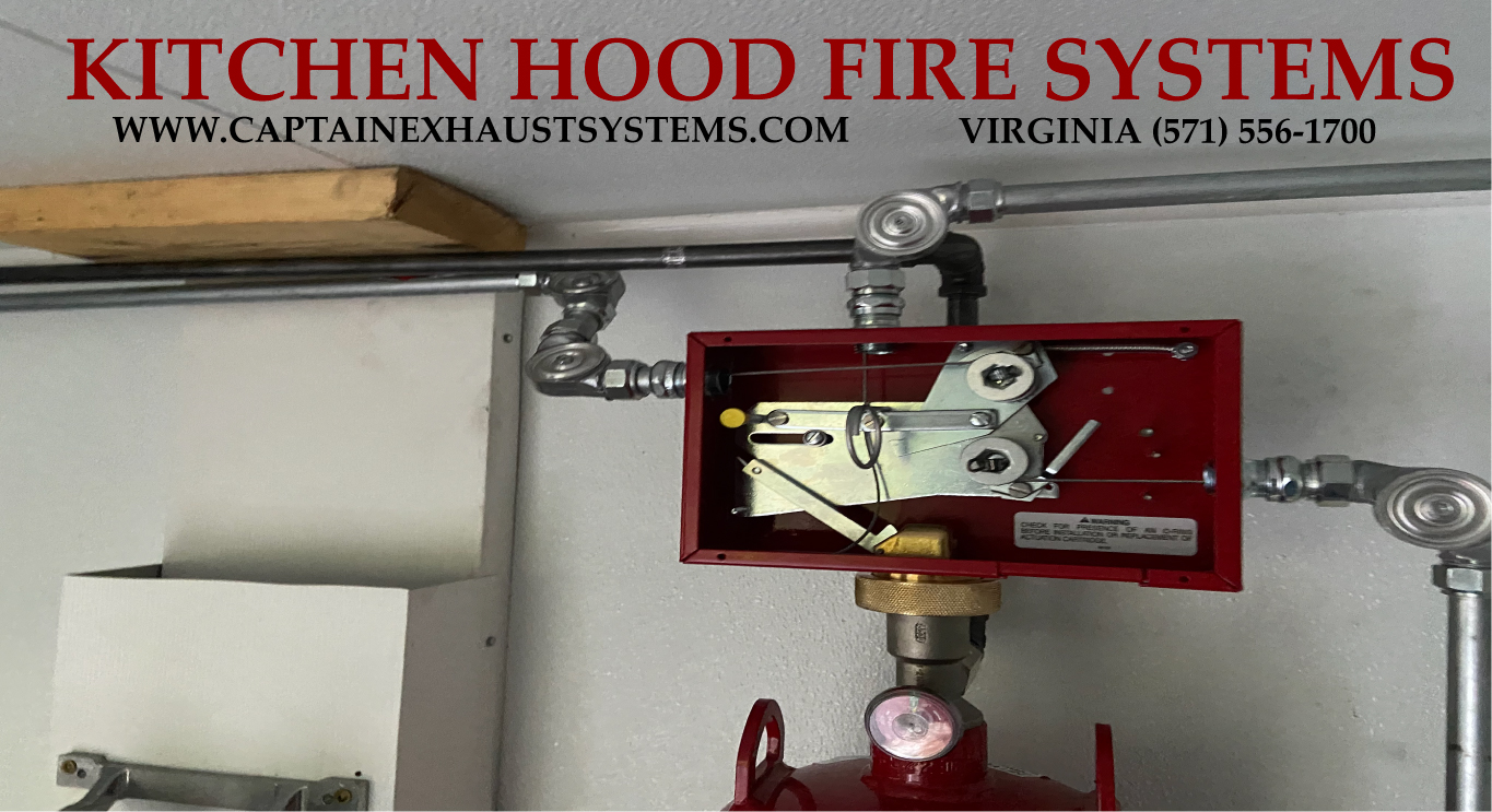Kitchen Hood Fire Suppression System Installation Virginia VA